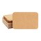 Kraft Paper Blank Greeting Postcards and Envelopes, Rounded Edges (6 x 4 In, 48 Pack)